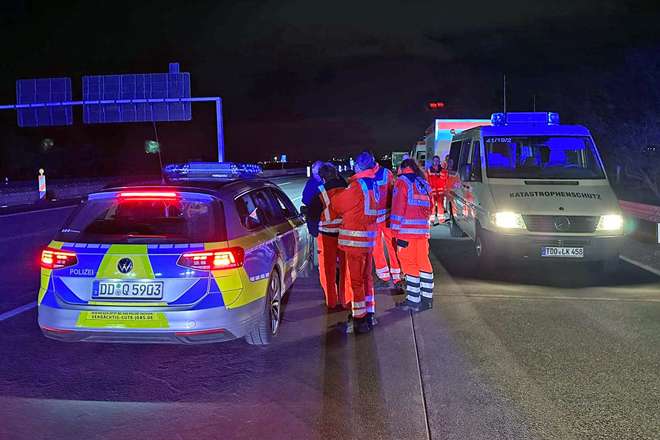 Betreuungseinsatz bei Verkehrschaos nach Autobahnunfall